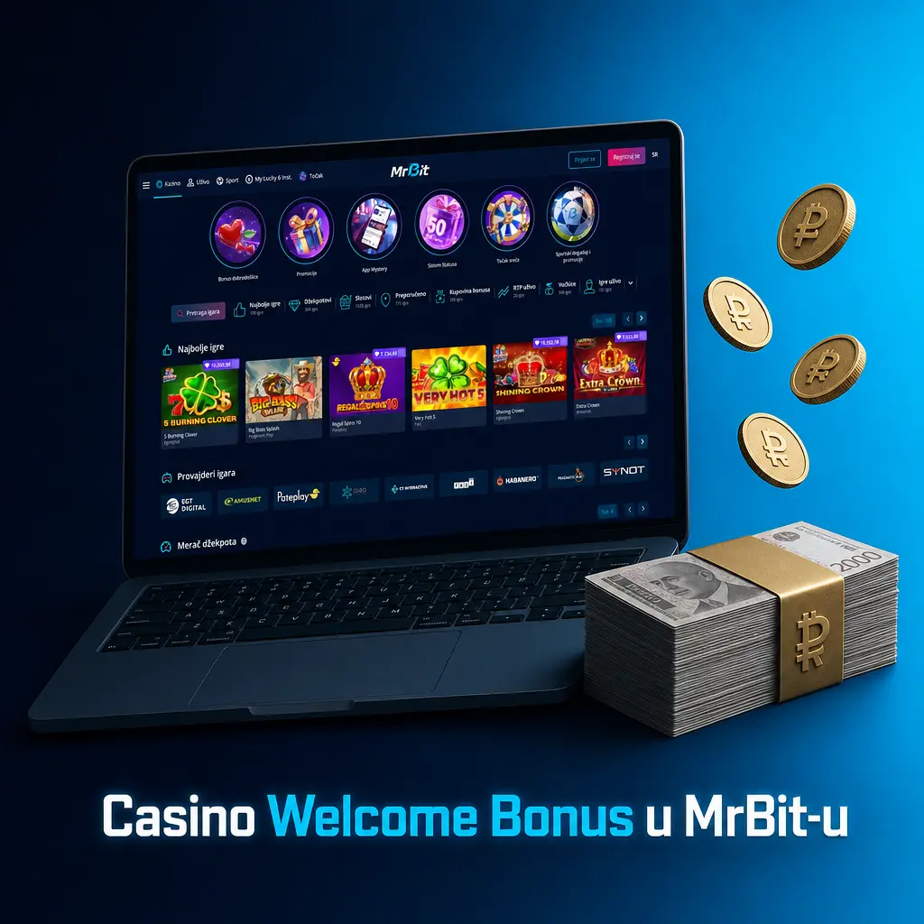 MrBit Casino Welcome Bonus 100% do 100 EUR i 100 Freespins za nove korisnike uz prvu uplatu