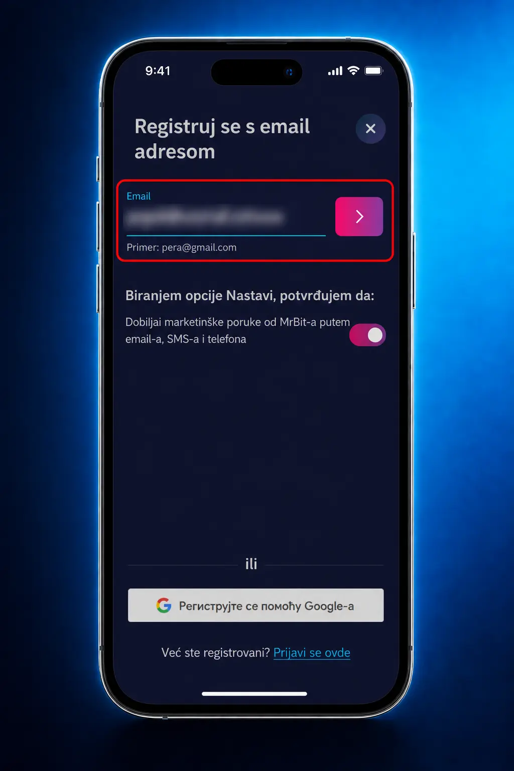 Koraci za prijavu, depozit i početak igre na MrBit kazinu za pravi novac