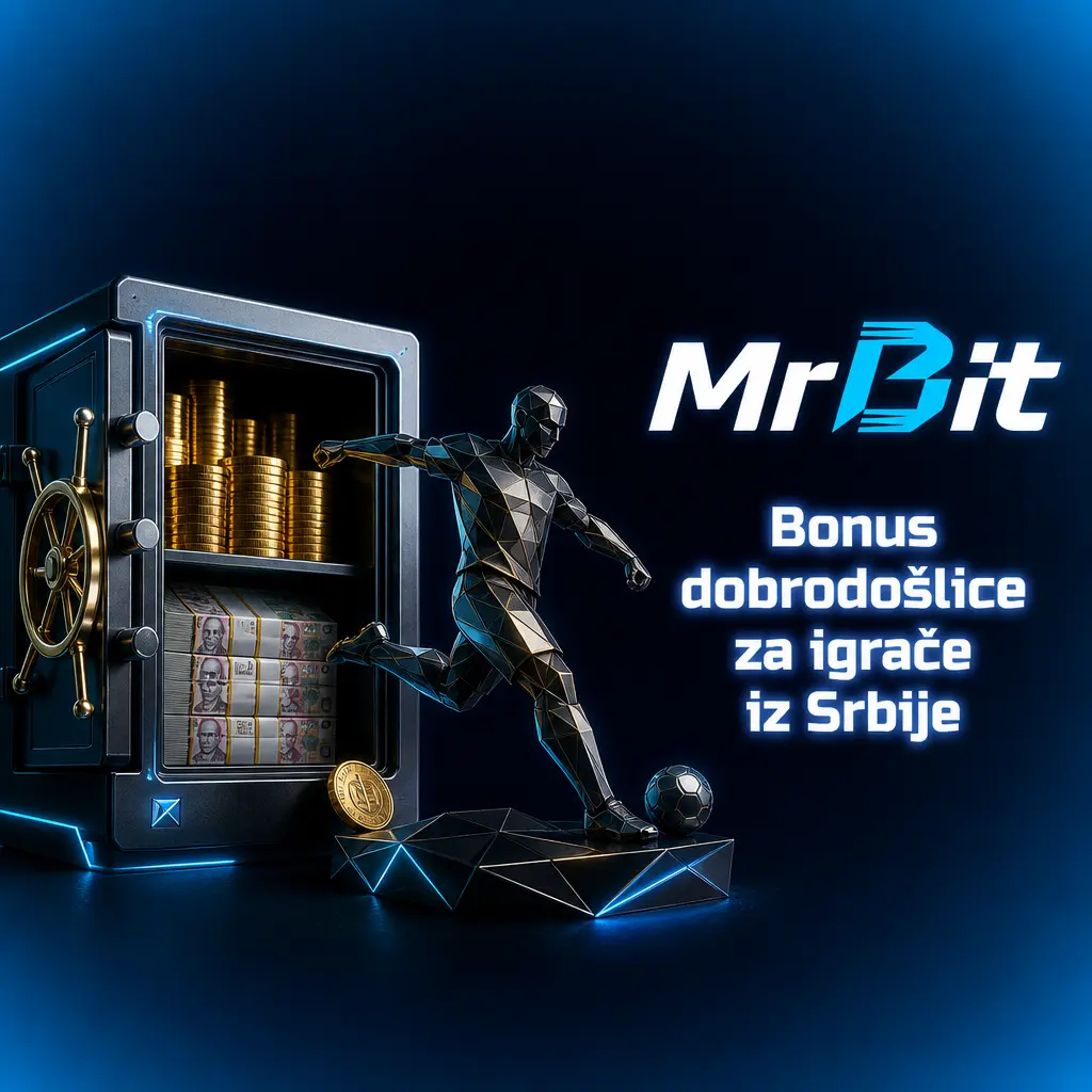 Bonus dobrodošlice na MrBit kazinu: 100% do 100 EUR + 100 besplatnih spinova za igrače iz Srbije