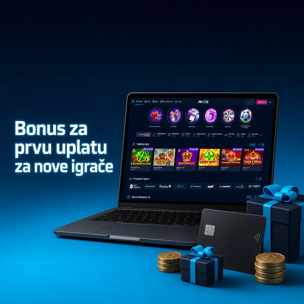 MrBit bonus za prvu uplatu: 100% do 100 EUR i 100 free spinova na Book of Dead za nove igrače.