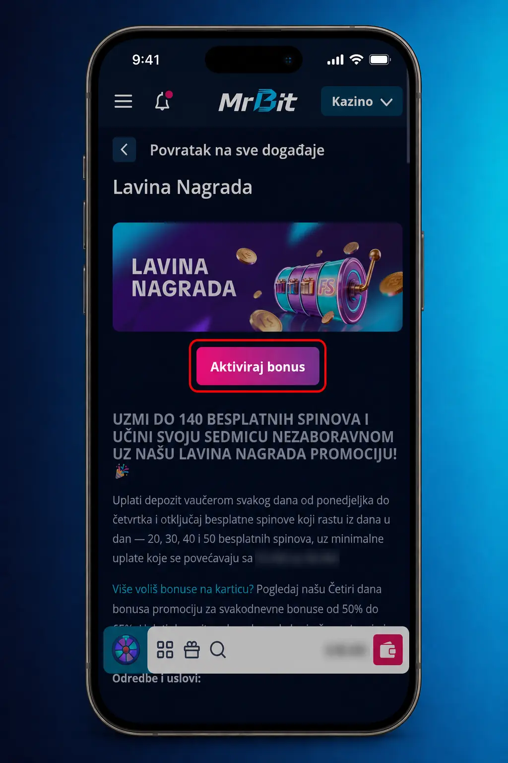 Koraci za registraciju i pokretanje live kazino igre na MrBit sajtu, od naloga do izbora stola uživo.