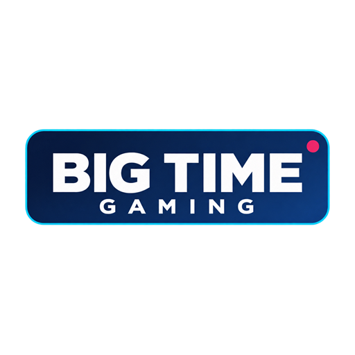 Logo Big Time Gaming, provajdera slotova na MrBit Srbija